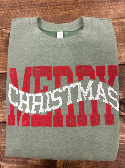 MERRY CHRISTMAS CREWNECK SWEATSHIRT