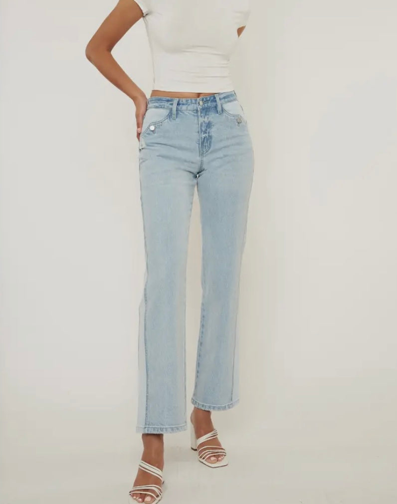 KANCAN SIGNATURE STRAIGHT LEG JEANS