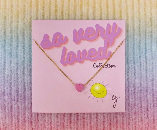 SO VERY LOVED HEART NECKLACE