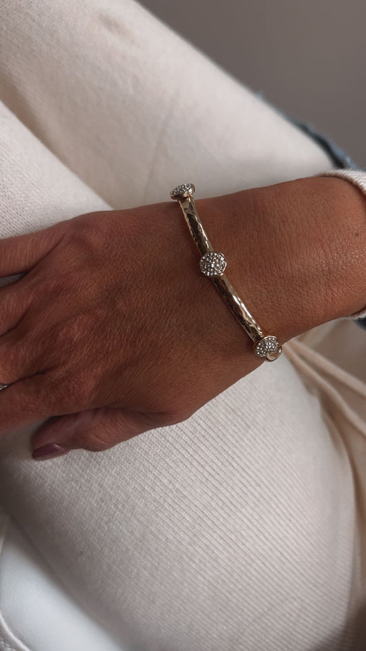 CRYSTAL PAVE BRACLET