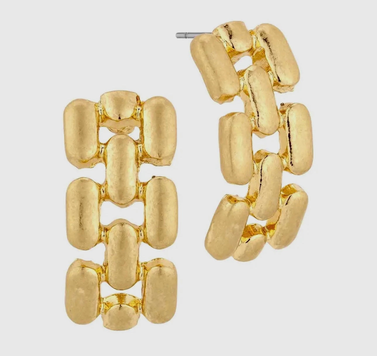 GOLD LINK STUDS