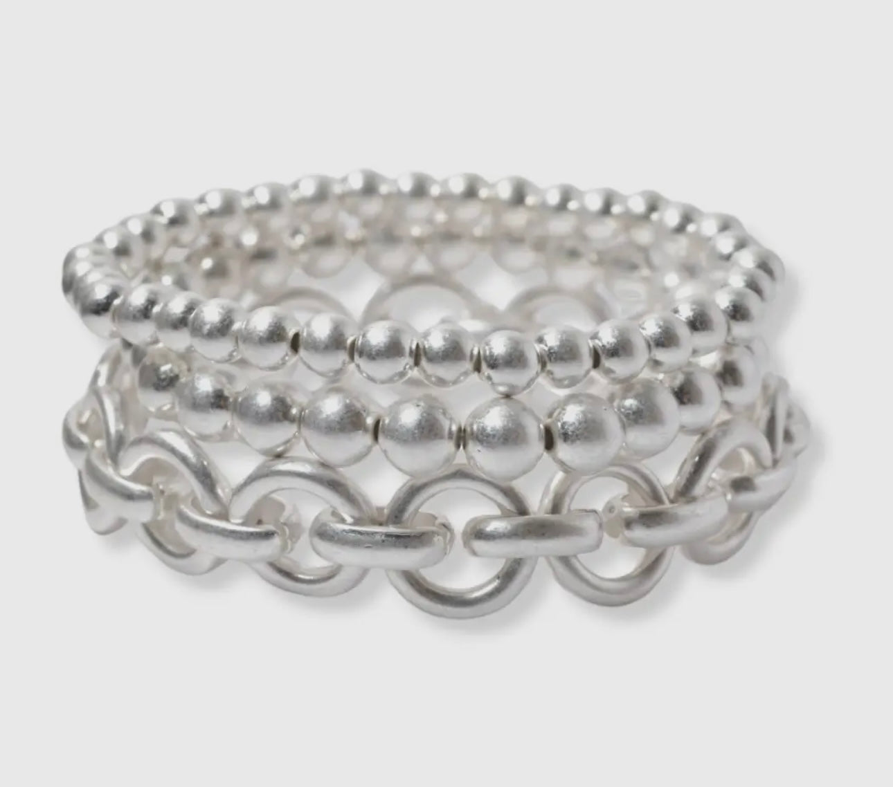 MULTI LAYER BALL SET MATTE SILVER